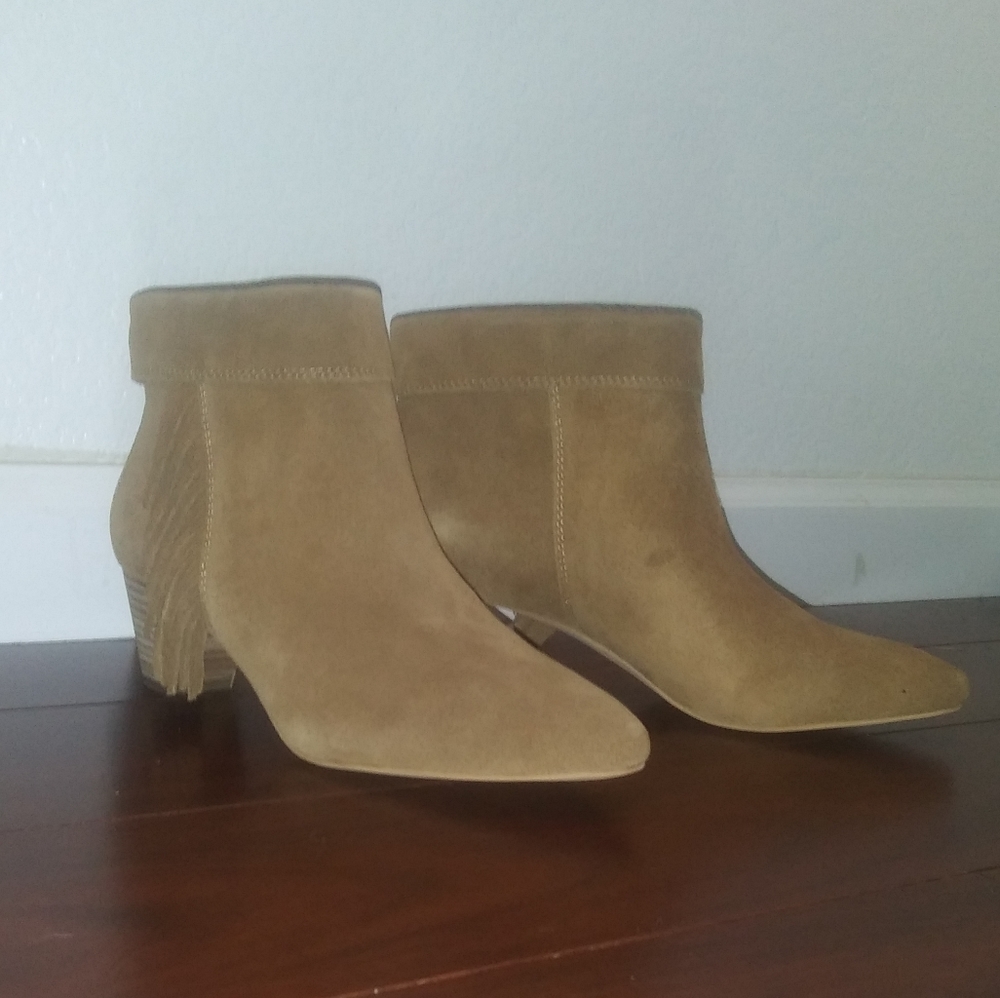 Lucky Brand Fringe Booties